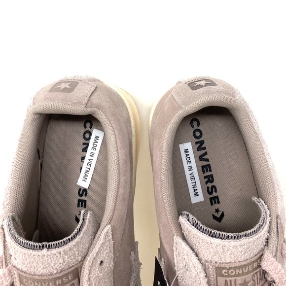 Converse Mens Size PRO LEATHER OX Shadow Gray Pink Suede Low Top Sneaker 167890C - Picture 3 of 10